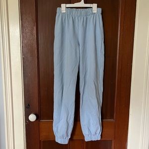 LIGHT BLUE BRANDY MELVILLE SWEATPANTS